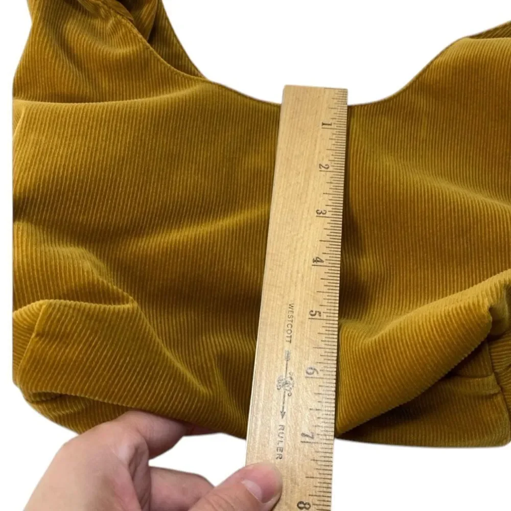 Merit brown Corduroy cosmetic bag